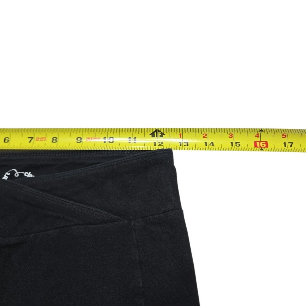 Art Class Leggings Girls XL 14-16 Black Crossover Waist Media Pockets Athleisure
